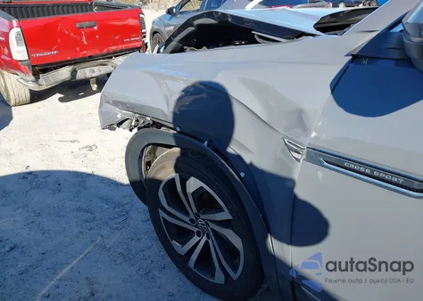 2021 Volkswagen Atlas Cross Sport 3.6L V6 Sel Premium from USA, damaged, VIN 1V2TE2CA7MC207972